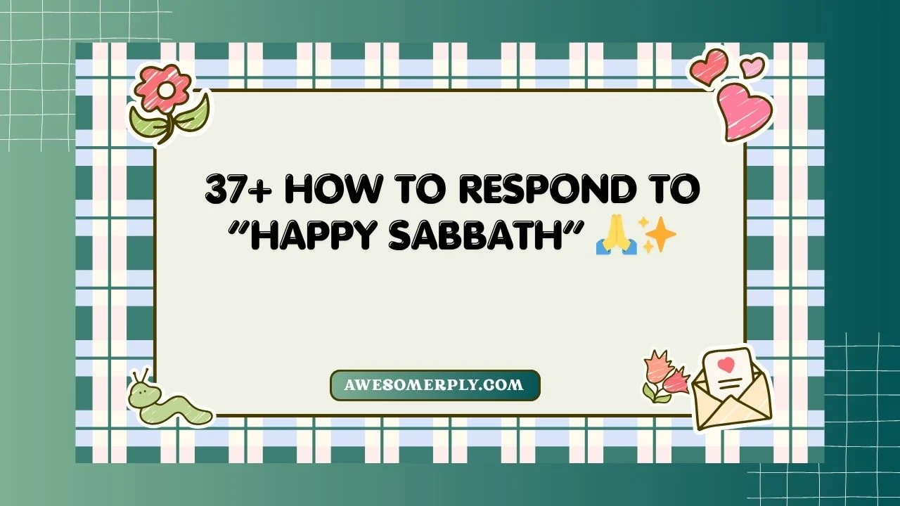 Happy Sabbath