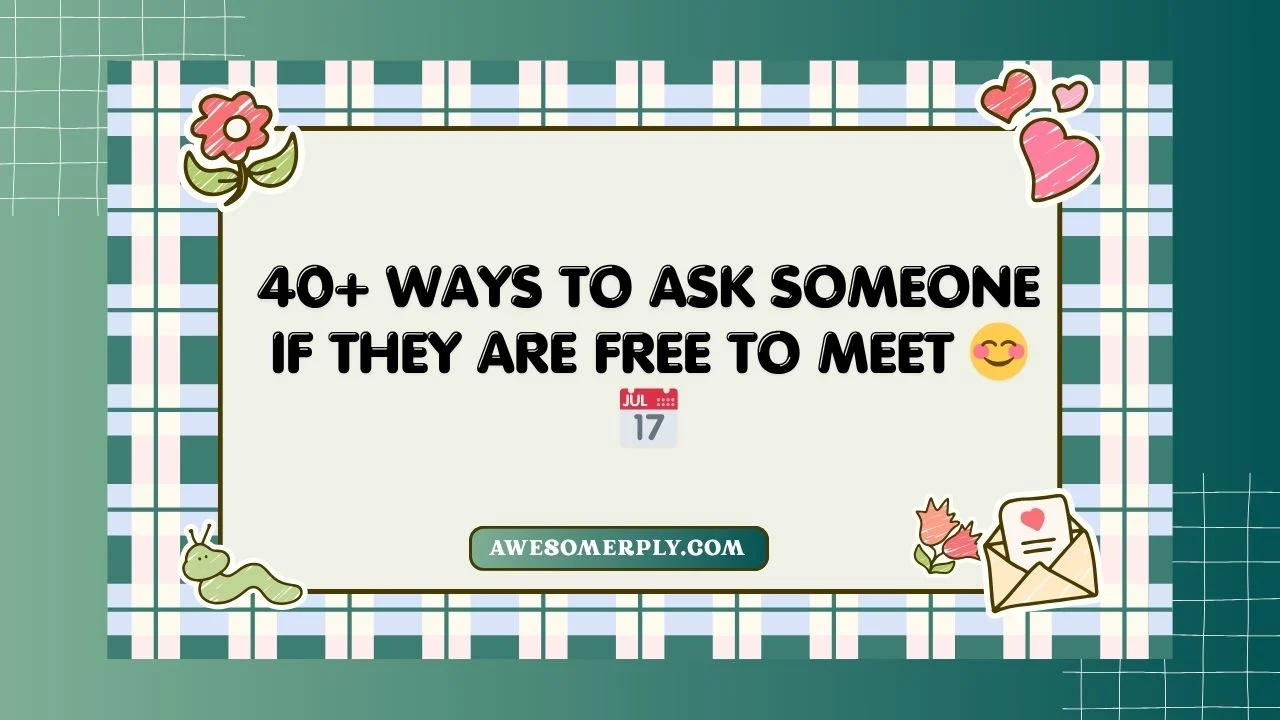 They Are Free to Meet