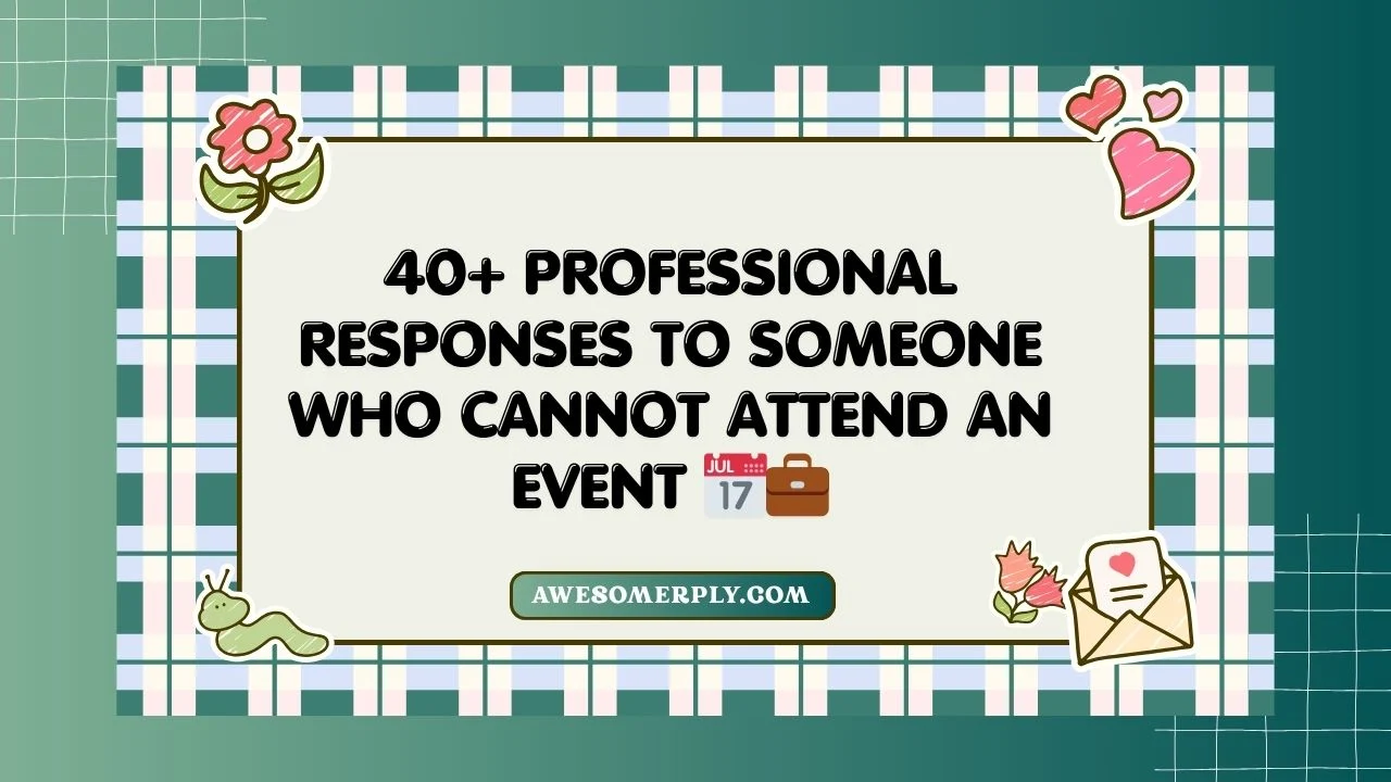 Who Cannot Attend an Event