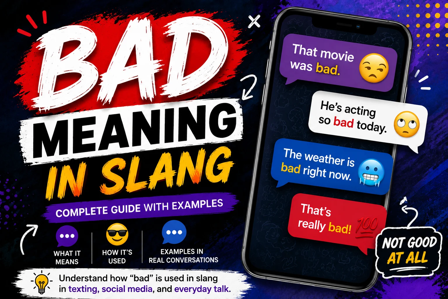 Bad Meaning in Slang