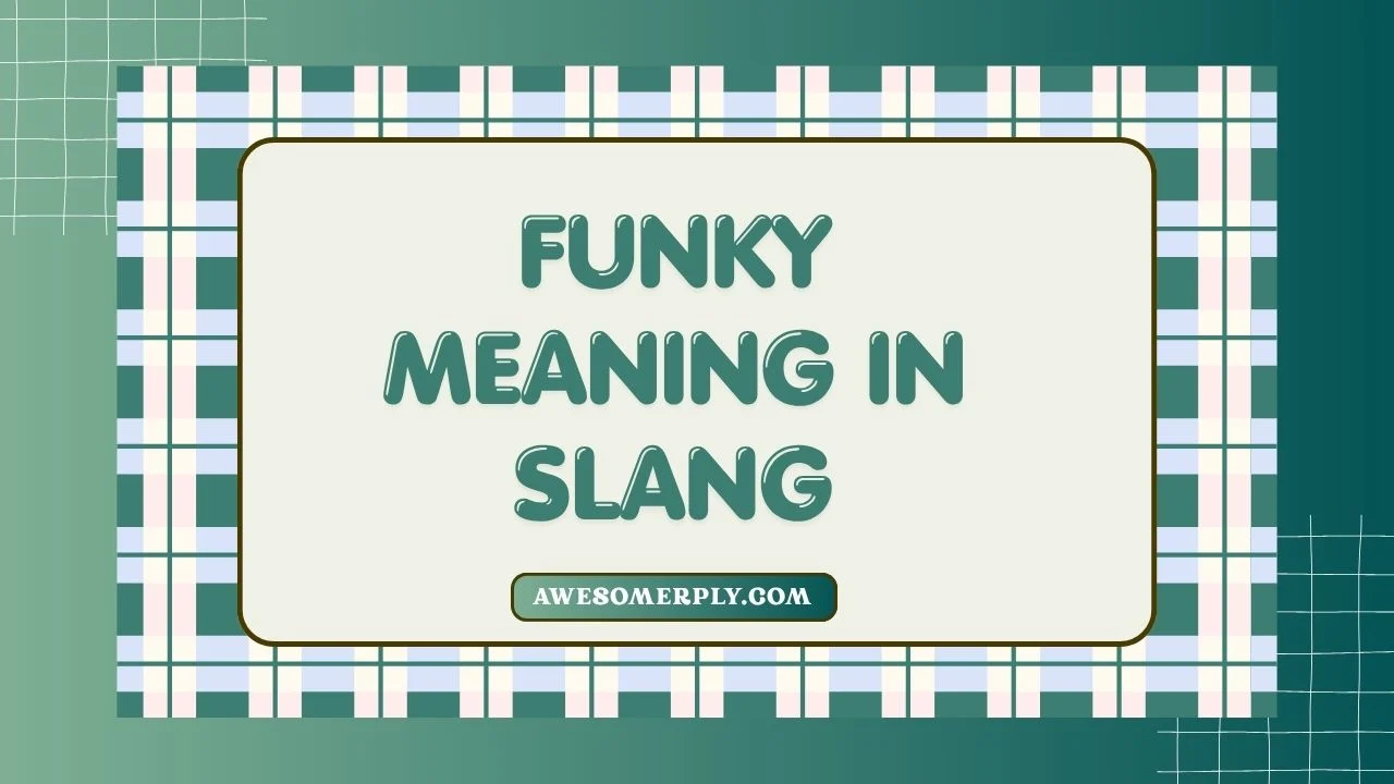 Funky Meaning in Slang
