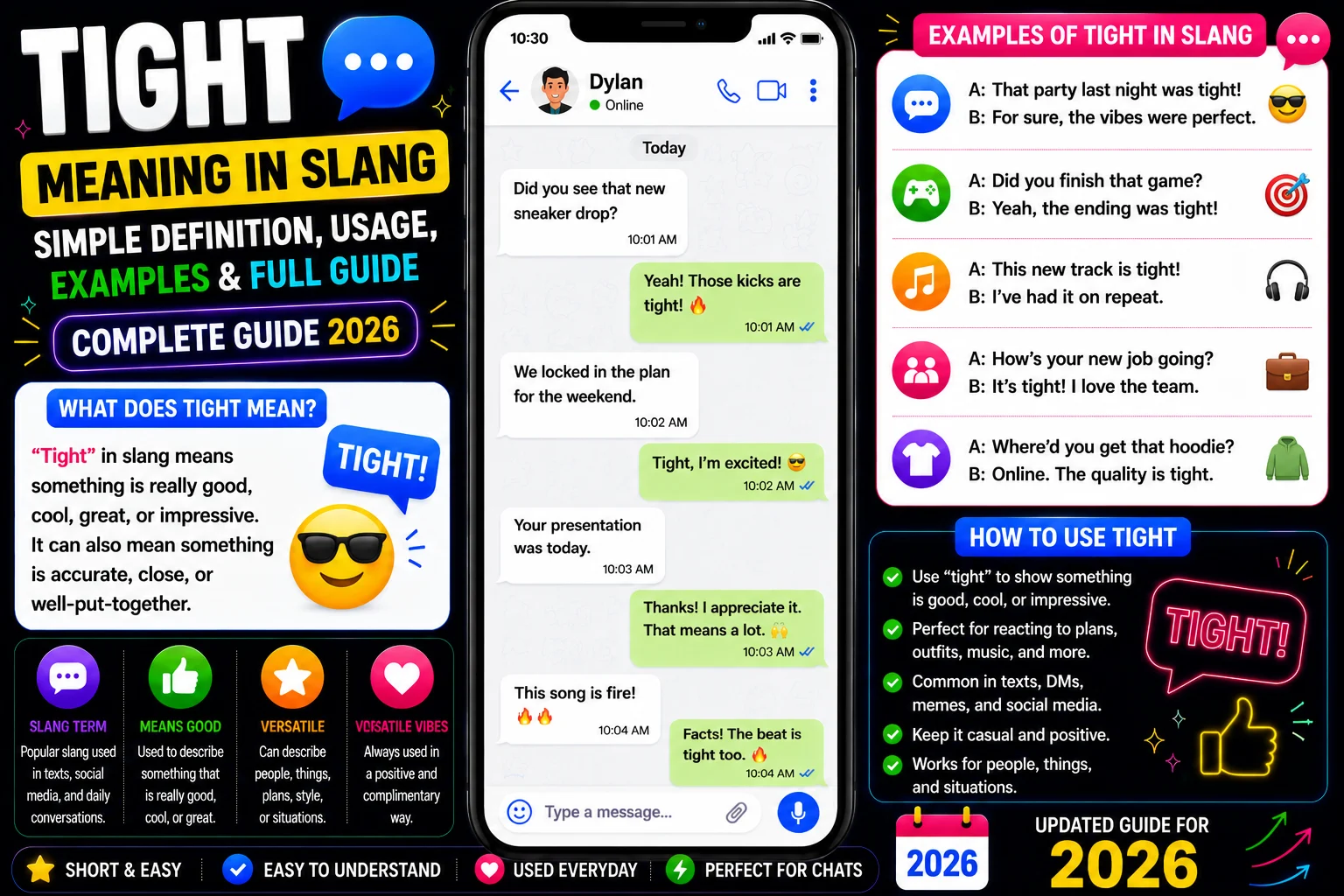 Tight Meaning in Slang