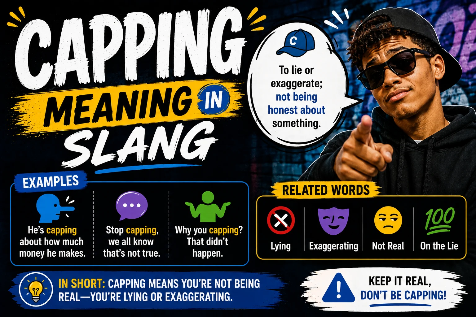 Capping Meaning in Slang