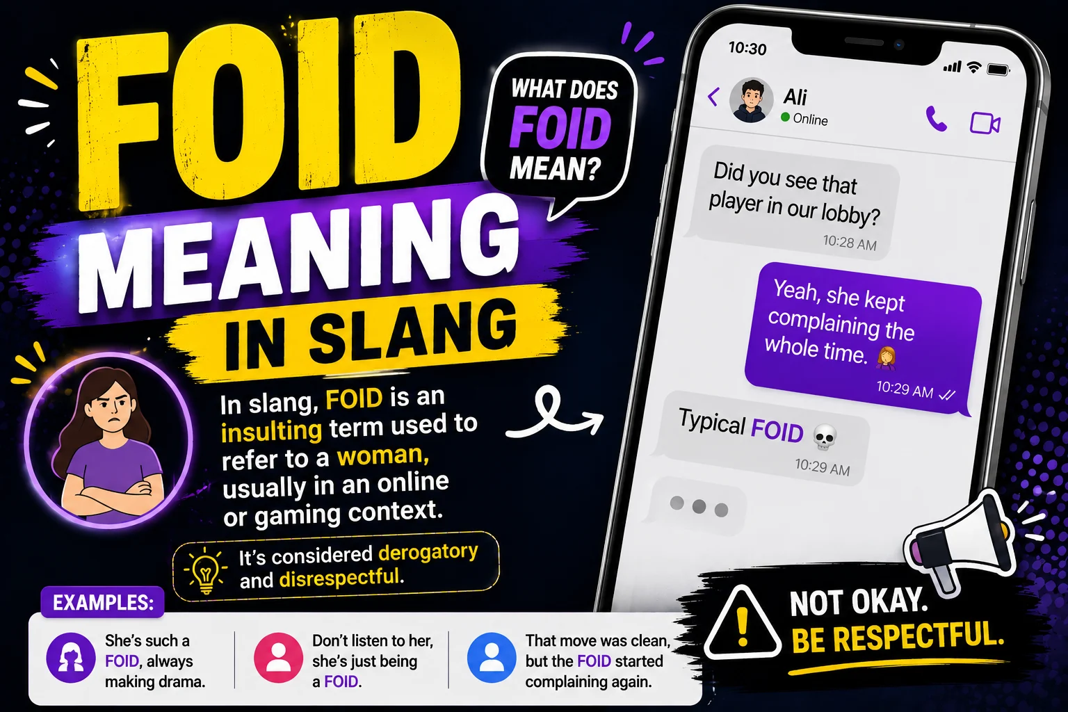 foid meaning slang