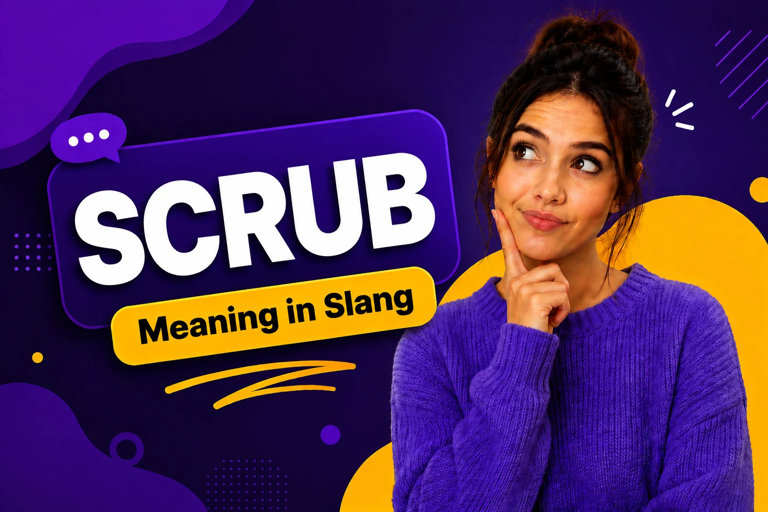 scrub meaning in slang