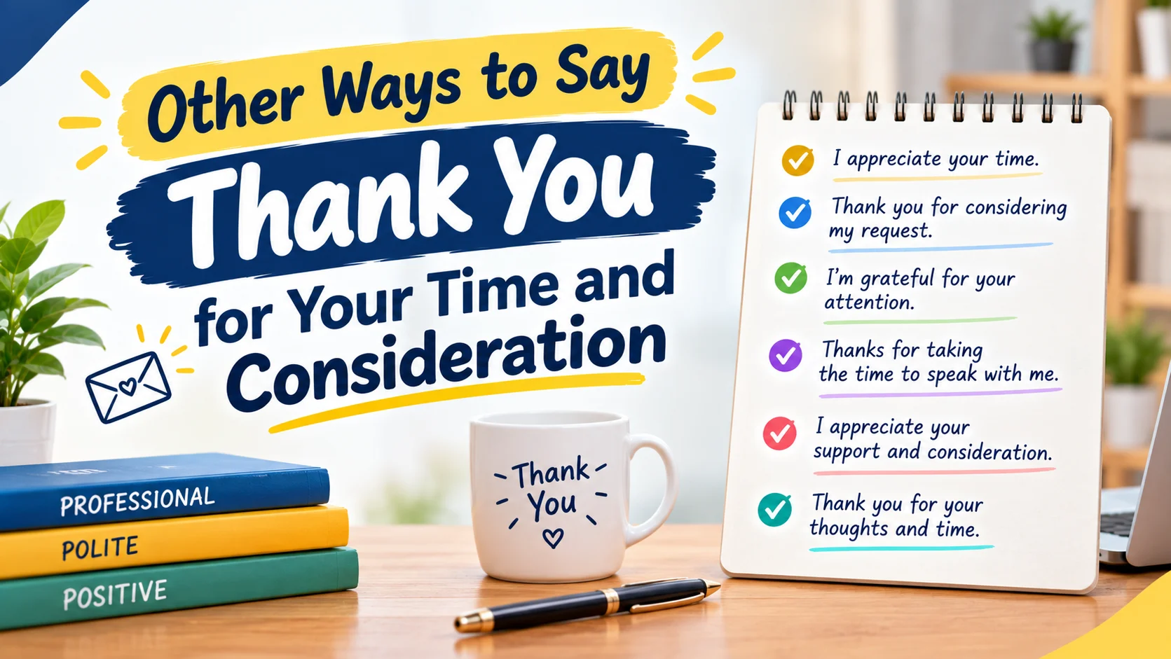Thank You for Your Time and Consideration